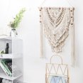 thumbnail image 4 of Tapiz colgante de pared de macramé, decoración de pared para boda, telón de fondo, cortina, dormitorio, sala de , galería, guarder Macarena tapiz de macramé tejido, 4 of 8