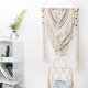 thumbnail image 5 of Colgante de pared de macramé, grandes tapices tejidos, bohemio hecho a mano, telón de fondo de macramé, decoración de pared para bodas, salón, Baoblaze tapiz de macramé tejido, 5 of 8