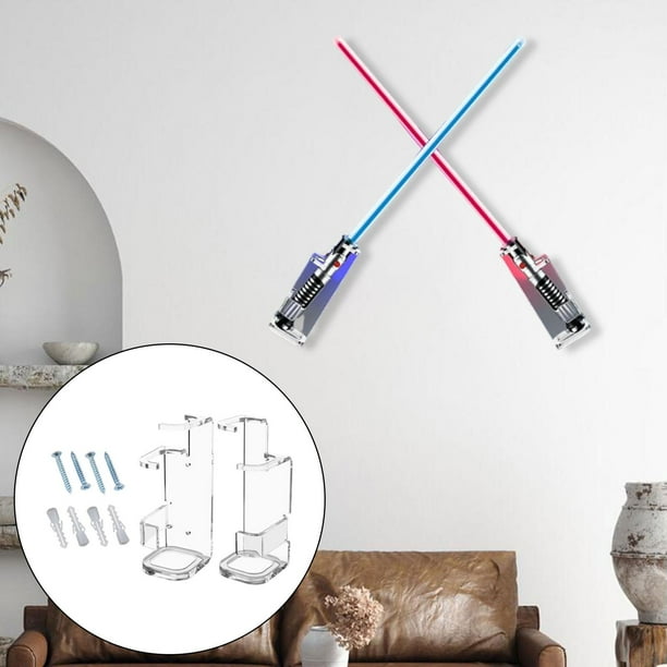 Soporte de para , estante de para montaje en pared, estantes de pared para ahorro de espacio, accesorios para sala de Transparente