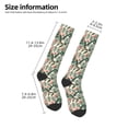 thumbnail image 3 of Bingfone Compression Socks for Women and Men Long Socks for Running Athletic Cycling Nurse-Palm Trees and Tropical, 3 of 8