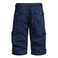thumbnail image 5 of WAENQINLA Men's Cargo Shorts 3/4 Relaxed Mens Running Shorts with Multi Pockets Casual Elastic Waist Outdoor Hiking Shorts, 5 of 6