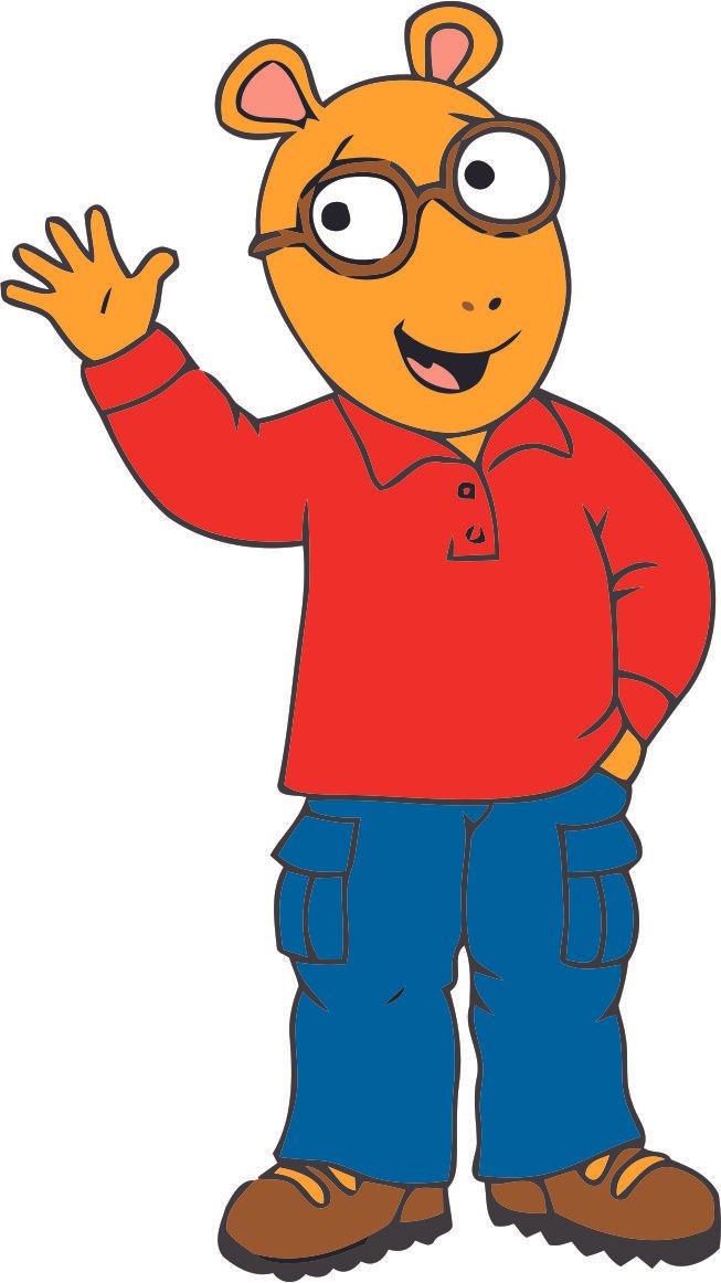 Arthur Cartoon Character Classic 90s Popular Show Wall Sticker Wall Vinyl Art Decal for Baby Kid ...