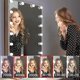thumbnail image 4 of Led Mirror Usb Makeup With Lights Lighted 10 Bulbs 3 Lighting Modes Tabletop Wall Mounted Cosmetic Mirror Only Including Lights, 4 of 5
