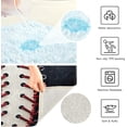 thumbnail image 6 of Coolnut Baseball Toilet Rugs U-Shaped Absorbent Non-Slip Bath Rug Soft Polyester Fiber Machine Washable Bathroom Mats 24x16 Inches Home Decor, 6 of 7
