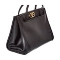thumbnail image 3 of Valentino VLogo Signature Leather Shoulder Bag, Black, 3 of 5