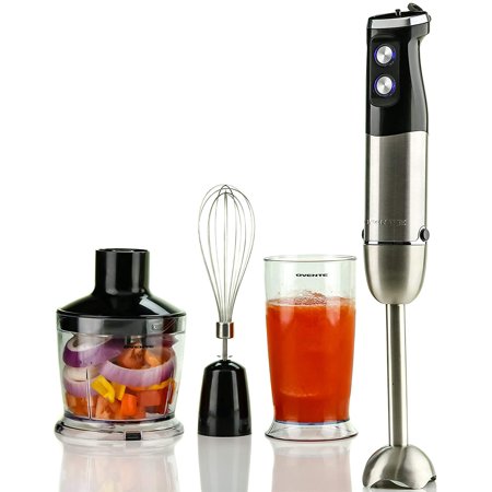 Ovente Multi Purpose Immersion Hand Blender Set 500 Watts with 6 Speeds Control