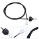 thumbnail image 1 of unbranded 1Ud Cable De Acero Para Gimnasio Negro Accesorio Práctico Y Duradero Para Ejercicio En Casa, 1 of 6