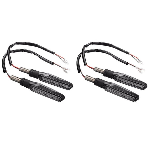 2X Motorcycle LED Turn Signal Lights for 1000 250R 300 650 650R ZX7R