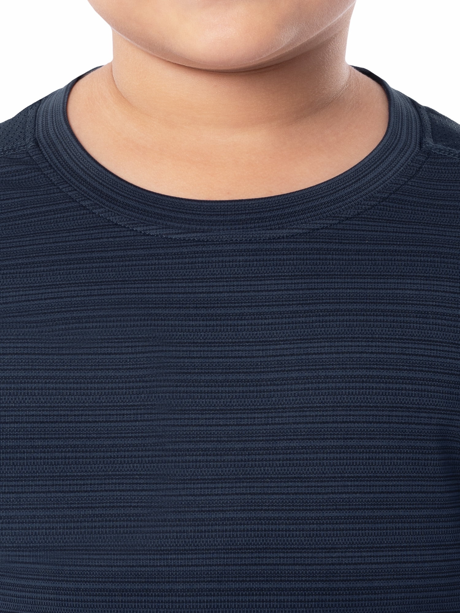 Athletic Works Boys Short Sleeve Core Active T-Shirt, Sizes 4-18 & Husky