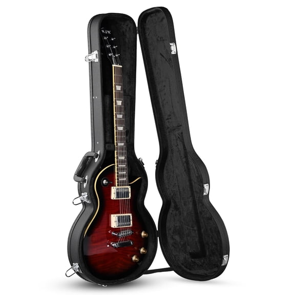Yescom Electric Guitar Hard Case for LP Les Paul Style Electric Guitar Wooden Hard Shell Lockable