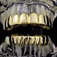 thumbnail image 3 of Juego de parrillas de boca e inferior personalizadas de 8 dientes Joker Oro Zulema Parrillas chapadas en oro de 18 quilates, 3 of 8