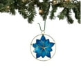 thumbnail image 3 of Pinnacle Peak Trading Blue Capiz Flower Christmas Ornament 4 Inch, 3 of 7