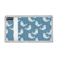 thumbnail image 2 of JIALIOU Nylon Trifold Card Wallet with ID Window Zipper Pocket for Men Women Teen Seal Star Dot Heart, 2 of 7