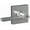 Silver, variant on Schlage F51ALAT622COL Latitude Single Cylinder Keyed Entry Door Lever Set - Black