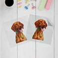 thumbnail image 3 of Patriotic Vizsla Stained Glass Portrait American Flag Cutout Transfer Sticker Vizslas Dog Lover Gifts Idea Transparent Decal Art Decor - 01010, 3 of 5