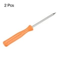 thumbnail image 3 of Destornillador Torx Uxcell de 2 piezas T4 de 4" de longitud, cabeza de estrella de 6 puntos, destornillador de precisión con mango antideslizante, amarillo, 3 of 6