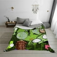 thumbnail image 5 of Green Invader Zim Gir Thick Blanket Cozy Soft Fuzzy Anti-pilling Flannel Throw Blanket Warm Sofa Bed Blanket 40"x30" For Adult Teen Kids, 5 of 7