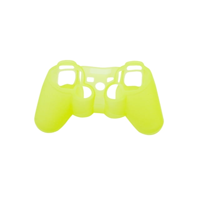 Silicone Protective Skin Cover Case for Playstation 3 PS3 Controller Gamepad-Yellow