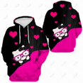 thumbnail image 1 of Chandail à Capuchon Surdimensionné pour Femmes avec Imprimé Hello Kitty, Sweat à Capuche Mode, Sweat Décontracté Style Coréen, Sweat d'Hiver, Hauts Y2K HOEMLIN, 1 of 7