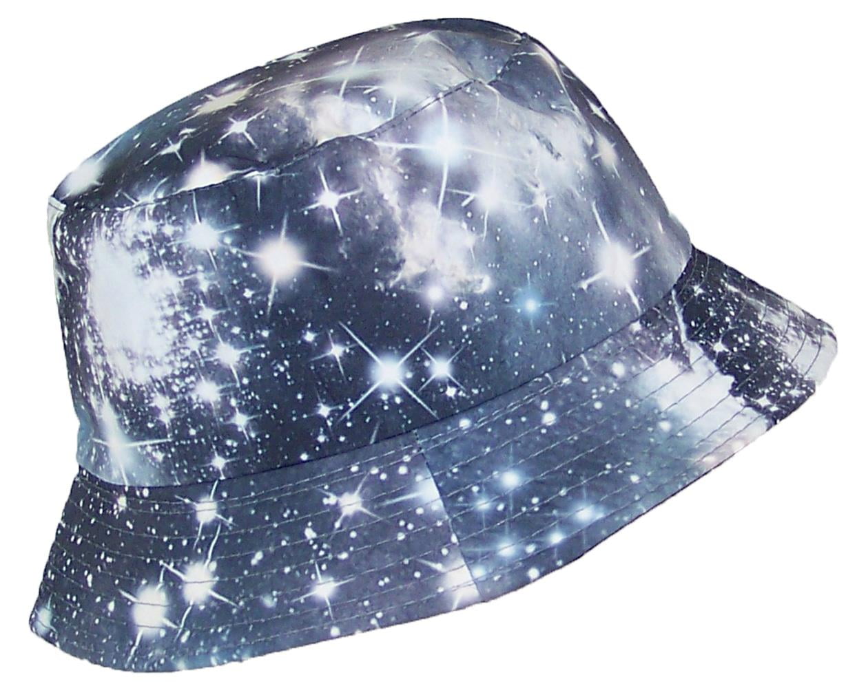 galaxy bucket hat with string