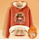 thumbnail image 2 of WILLBEST Sudadera de Mujer con Capucha y Estampado de Vaca Navideña Mediana, 2 of 4