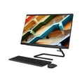 thumbnail image 5 of Lenovo IdeaCentre AIO 3 24ARE05 F0EW - All-in-one with stand - Ryzen 3 4300U / up to 3.7 GHz - RAM 8 GB - HDD 1 TB - DVD-Writer - Radeon Graphics - Gigabit Ethernet - Win 10 Home 64-bit - monitor: LED 23.8" 1920 x 1080 (Full HD) touchscreen - keyboard: US - business black, 5 of 13