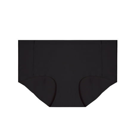 

NECHOLOGY Women Solid Color Triangle Ice Silk Seamless Mid Waist Breathable Panties after Birth Underwear for Mom Underpants Black Large