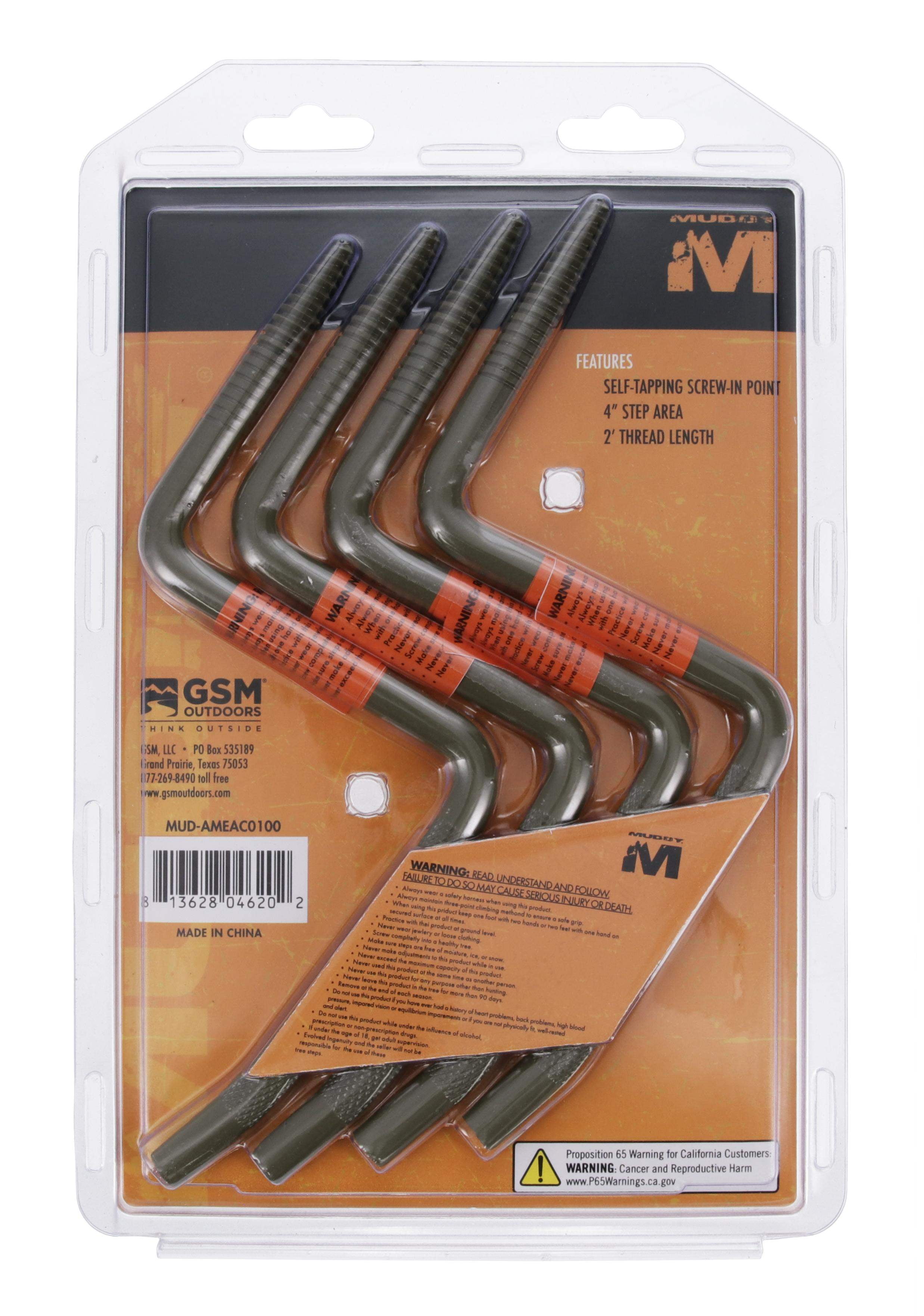 Muddy Step-up Tree Step/8 Pack/Clamshell