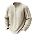 thumbnail image 4 of VJATTWR Men's Long Sleeve Hooded Shirt, Lightweight Pullover with Front Pocket, Casual Xxl, 4 of 4