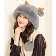 thumbnail image 2 of CoCopeaunts Beanie Hats for Women Winter Hat Beanie Knit Skull Cap Plush Warm Cute Elk Beanies Hat Winter Beanies Hat Christmas Hat, 2 of 8