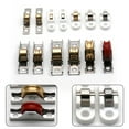 thumbnail image 4 of Old-Fashioned Sliding Shutter Pulley Screen Shutter Stainless Steel Copper Wheel, 4 of 9