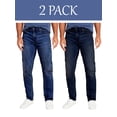 thumbnail image 2 of Men's 2-Pack Flex Stretch Slim Straight Jeans with 5 Pocket (Sizes, 30-42), 2 of 7