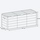 thumbnail image 5 of Armario Gabinete Baúl Grande Plástico Barú Exterior Rimax Marrón Claro, 5 of 5