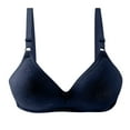 thumbnail image 2 of Patlollav Bras for Women Plus Size Wire Free Comfortable Push Up Hollow Out Bra Underwear, 2 of 6