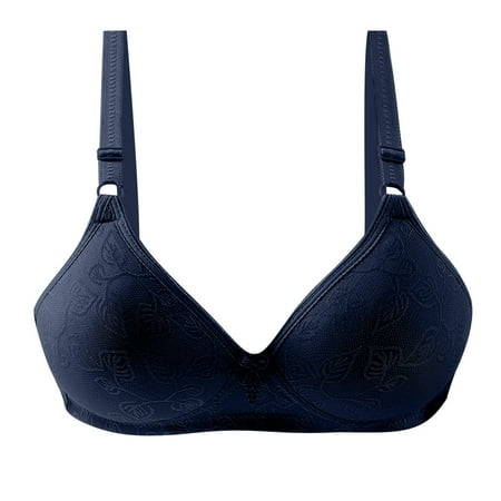 

Bras for Women Woman S Fashion Plus Size Wire Free Comfortable Push Up Hollow Out Bra Underwear