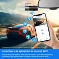 thumbnail image 2 of Camara para Carro, Dash camara para auto, camara dashcam coche, ultra claro 1296P Cámara Carro Delantera Trasera Interior , Instalación inalámbrica, control de aplicaciones, bloqueo contra accidentes, 2 of 5