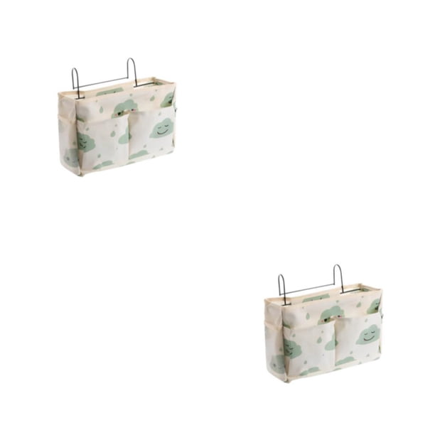 Bewildely Bolsa de almacenamiento colgante con bolsillos organizador cesta bolsa caja dibujos animados gancho puerta trasera baño armario ropa Type1 NO1