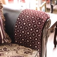 thumbnail image 6 of Furniture of America Robertson Traditional Synthetic Leather Love Seat, Burgundy, 6 of 8