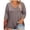 Brown, variant on AKOEE Cotton Plus Size Tops for Women Loose Fit 3/4 Sleeve V Neck Tee Shirt Soft Casual Plain Tshirts (3XL, Blue)