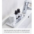 thumbnail image 2 of Yamazaki Home Vanity Tray - Flat - Two Sizes, White, Steel, 4" x 8.5", No Assembly, 2 of 7