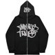 thumbnail image 1 of Sudadera con capucha y cremallera Minus-two para hombre, chaqueta informal estilo hip hop Y2K, sudadera con capucha cargo unisex Minus-two, 1 of 4