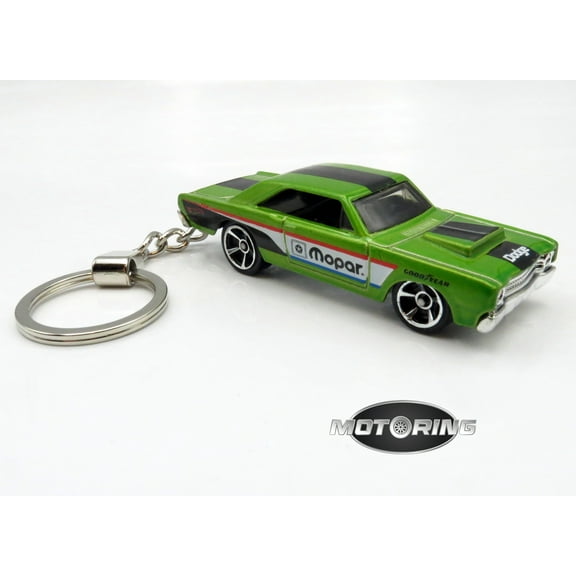1968 '68 Dodge Dart Green Car Rare Novelty Keychain 1:64