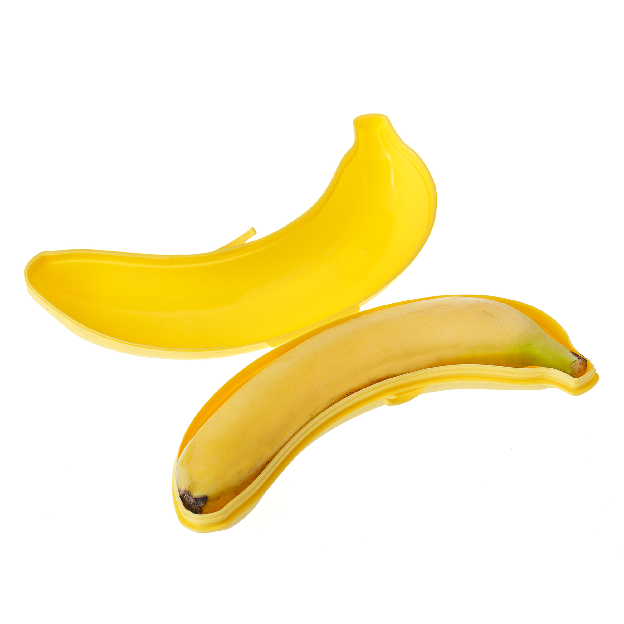 CRYSTALIA 2 Pack Banana Saver BPAFree Outdoor Travel Case, Banana