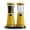 Light Wood Grain, variant on Electric Salt and Pepper Grinder Set USB Rechargeable, Stainless Steel, 5-level Adjustable 4.5oz Upgrade Capacity