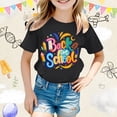 thumbnail image 2 of LILIYA Back To School Shirt Boys Kids Preschool To 5th Grade Regular Fit Short Sleeve Embroidered T-Shirt Kids Cotton Summer Top, 2 of 5