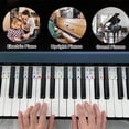 thumbnail image 3 of Etiquetas para teclado de piano, 88 teclas, para principiantes, con clip, 3 of 6