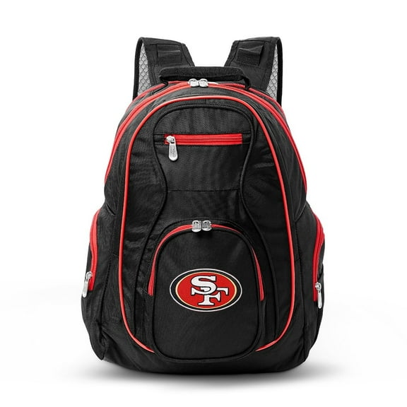 MOJO Black/Red San Francisco 49ers Premium Color Trim Backpack