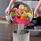 thumbnail image 4 of Clip-On Strain Strainer,kitchen Food Strainers Heat Resistant Silicone for Spaghetti,Pasta,Ground Beef Grease,Colander and Sieve Snaps On Bowls,Fits a, 4 of 4
