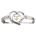 thumbnail image 1 of Precioso Kaomoji comer plátano expresión Pulsera pulsera de joyería en forma de corazón Unbranded M, 1 of 3