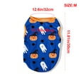 thumbnail image 3 of Fall Decor Dog Vest Costume,Soft Breathable Pumpkin Ghost Printed Festive Outfit Dog Shirts for Small Dogs,Holiday Party Clothes for Outdoor Event Celebration,Blue, 3 of 9